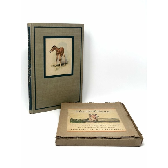 THE RED PONY by John Steinbeck ~ 1948 Illustrated Edition - Picture 1 of 12